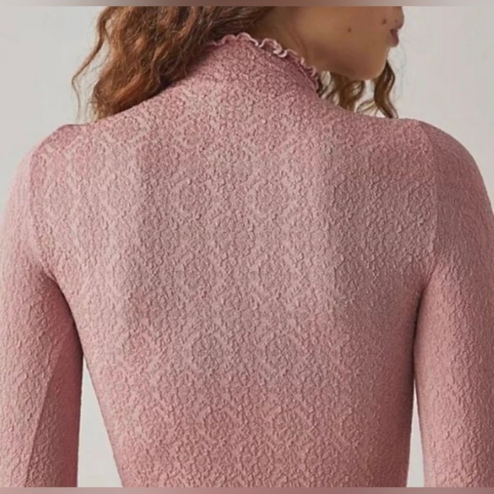10. NWOT Free People Mara Mock Neck Bodysuit - Picture 3 of 7